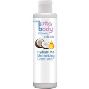 2 Pack – LOTTA BODY Hydrate Me Moisturizing Conditioner with Coconut & Shea Oils 10 oz