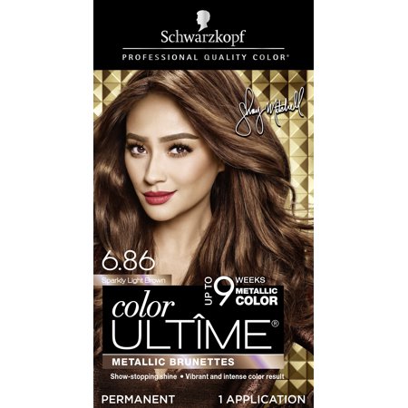 Schwarzkopf Color Ultime Metallic Permanent Hair Color Cream,  Sparkly  Light Brown - CEL Beauty Center & Supply