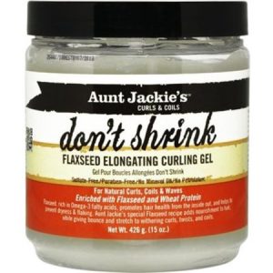 Aunt Jackie’s Don’t Shrink Flaxseed Elongating Curling Gel, 15 oz