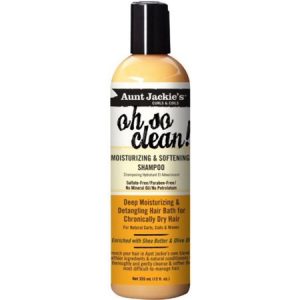 Aunt Jackie’s Oh So Clean Moisturizing and Softening Shampoo, 12 Oz