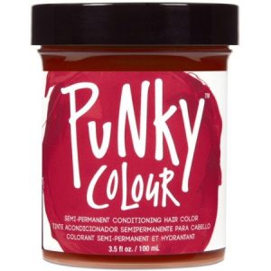 Jerome Russell Punky Colour Semi-Permanent Conditioning Hair Color, Poppy Red 3.5 oz