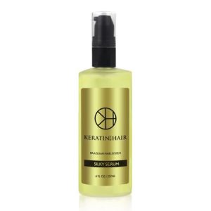 Keratin For Hair Serum Anti Frizz Vitamin Silicone Protect against Flat Irons Hot Blow Dry Straightening Prevent Damage Breakage