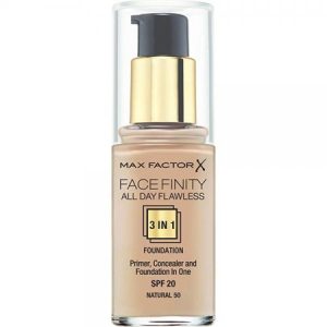 Max Factor Facefinity All Day Flawless 3 in 1 Foundation (SPF20) – 50 Natural