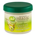 TCB Naturals Hair And Scalp Conditioner, Olive Oil And Vitamin-E, 10 Oz