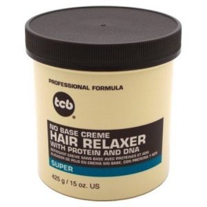 TCB No Base Creme Hair Relaxer with Protein and DNA Super 15.oz